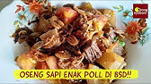 Resep Oseng Daging H Mamat Bsd Fyfood Youtube