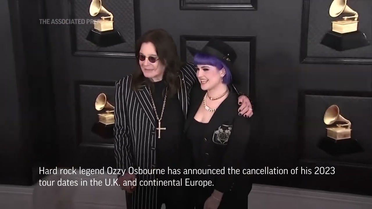 Ozzy Osbourne cancels 2023 European tour dates, cites injury