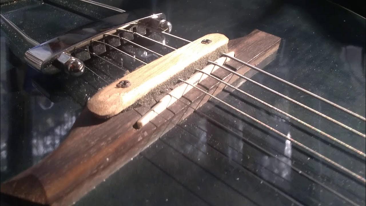 about putting a trapeze tailpiece on a Acoustic Guitar YouTube