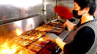 34年続く団地の焼魚屋さん　母ちゃんの焼きは世界一！　常連で毎日大賑わい　塩もタレも今夜のおかずはこれで決まり！！　Japanese fish shop in NAGOYA