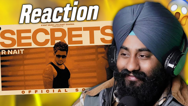Reaction Secrets (Official Visualizer) | R Nait | Catch Me If You Can Album
