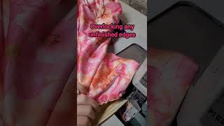 Making A Pink Floral One Piece Swimsuit