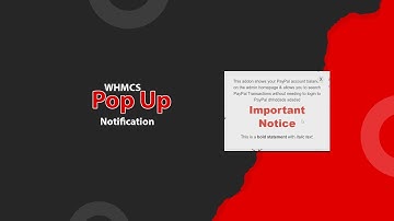 How To Add Popup Box Notification In Whmcs Clientarea | Show Banner Image | Promotion