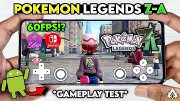 Pokemon Legends Z-A: Eden Emulator Android Gameplay Test!