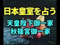 タロット占い　日本皇室を占うー天皇陛下御一家、秋篠御ご一家