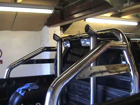 Mitsubishi L200 Warrior 3 inch twin Exhaust Stacks - Turbo ...