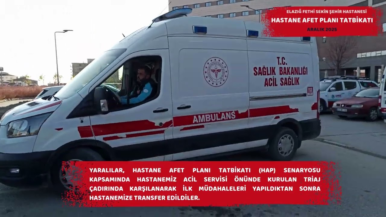 Hastane Afet Planı (HAP) Tatbikatı