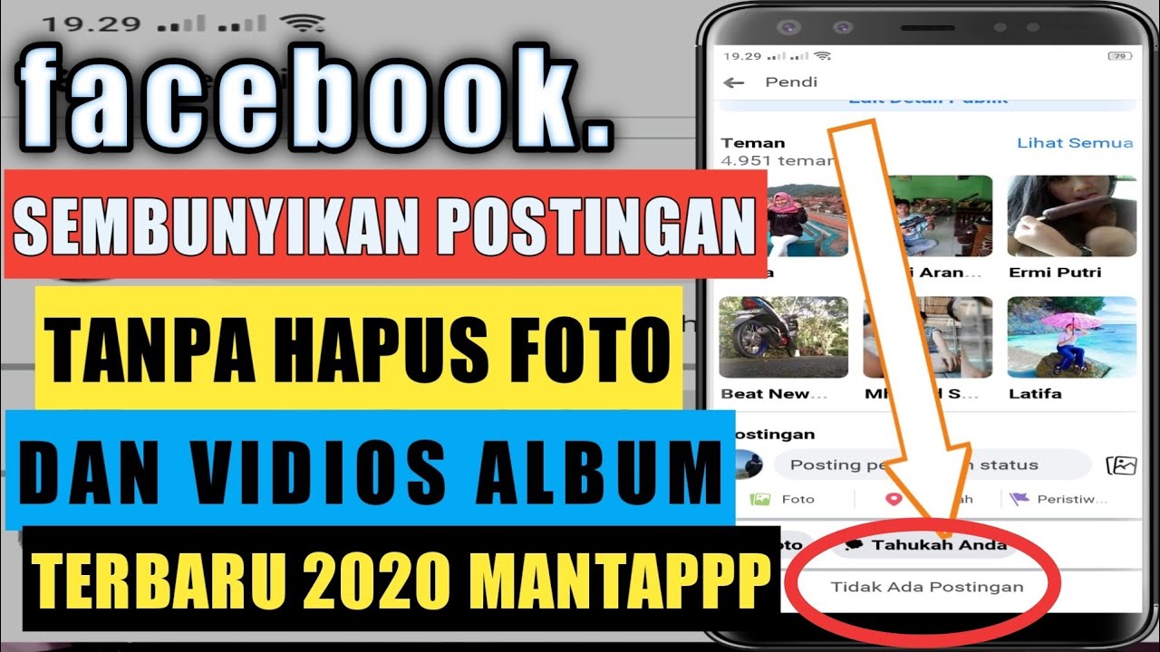 CARA MENYEMBUNYIKAN POSTINGAN FACEBOOK AGAR TIDAK TERLIHAT  