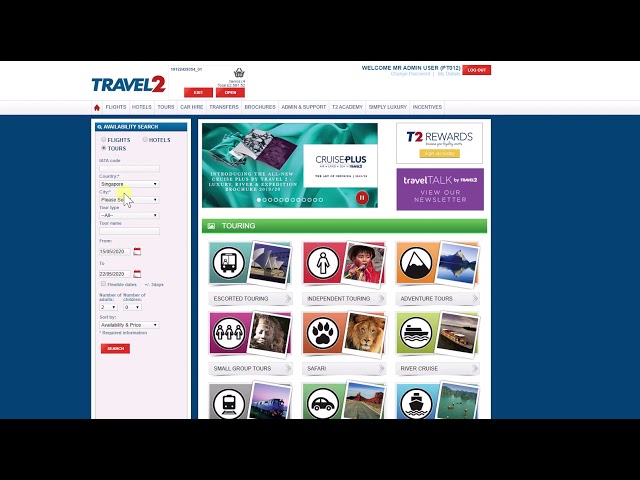 Travel2.com tutorial