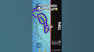 “Fastest Snake Growth Ever!”😱 #snakeio #snakeiogame #snakeiohighlights #snakeiopro  #snakeiofunny