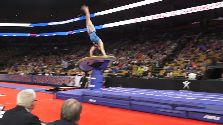 Robert Neff - Vault  2018 U.S. Gymnastics Champion...