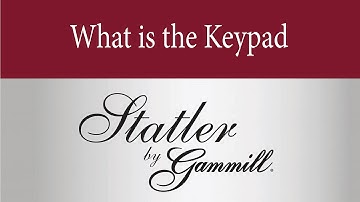 What is the Keypad