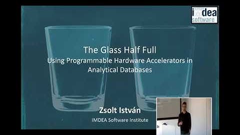 Using Programmable Hardware Accelerators in Analytics (IMDEA Software Seminar May 2019)