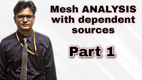 Mesh Analysis with Dependent sourses Part1