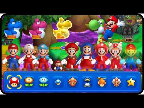 New Super Mario Bros. U: All Power-Ups