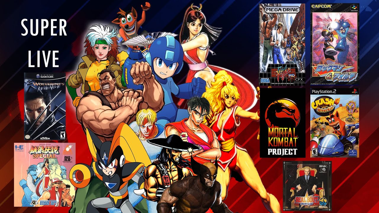 SUPER LIVE! MEGA MAN & BASS, X-MEN: WOLVERINE'S REVENGE E CRASH NITRO KART