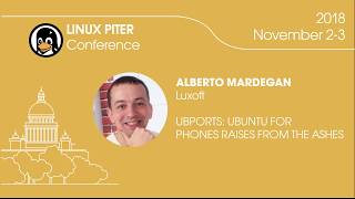 [RUS] Alberto Mardegan: "Ubports: Ubuntu for Phones raises from the ashes" / #LinuxPiter screenshot 1