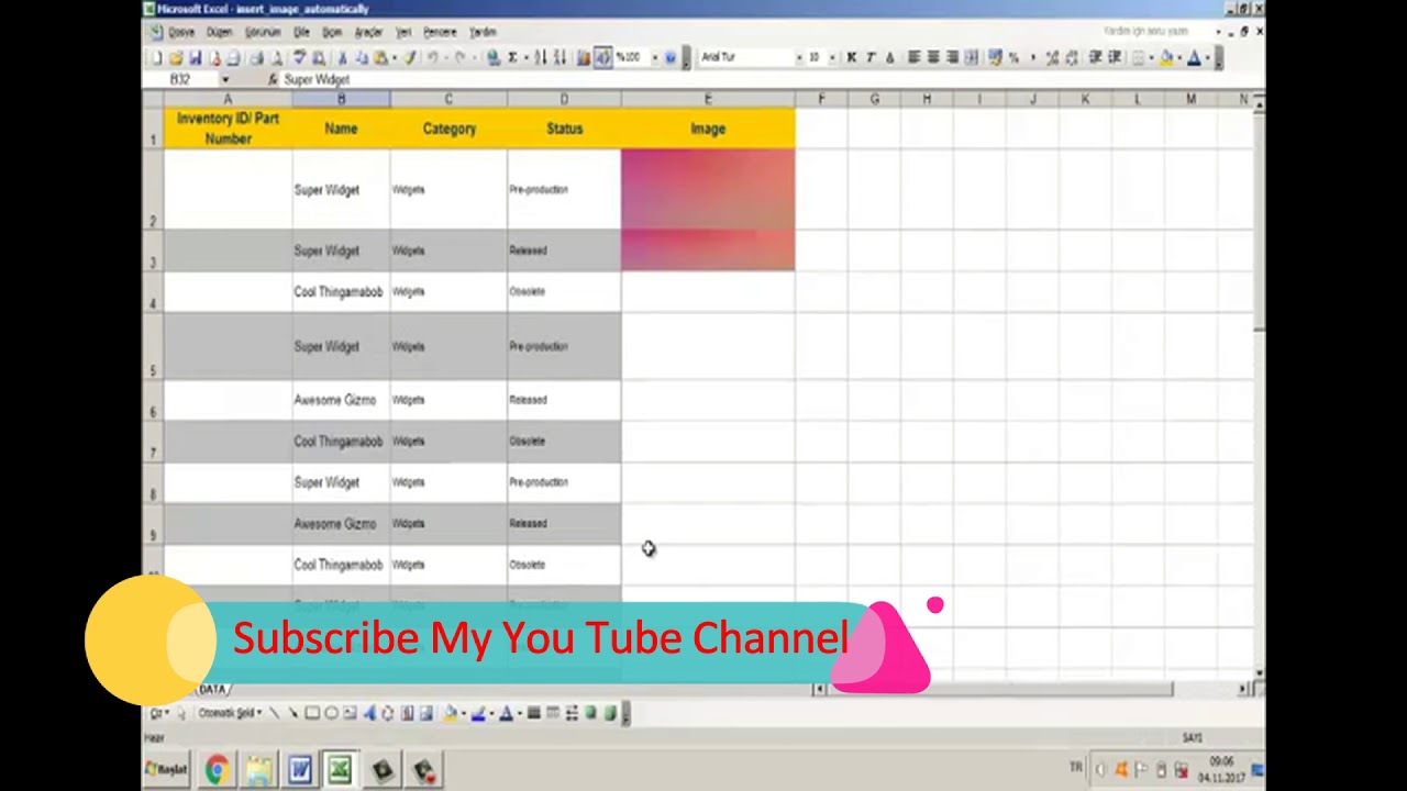 Insert Picture To Cells Automatically by VBA in Excel