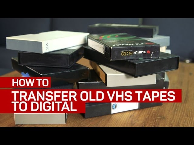 CNET How To - Transfer VHS tapes to your computer 