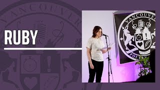 Live Slam Poetry by Ruby @PoetrySlamVancouver