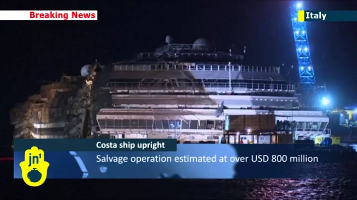 Costa Ship Upright: Maritime engineers declare Costa Concordia salvage operation a success