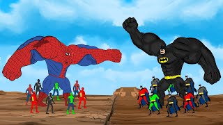 Evolution of Spider-Man vs Evolution of BATMAN [2023] | SUPER HEROES MOVIE ANIMATION