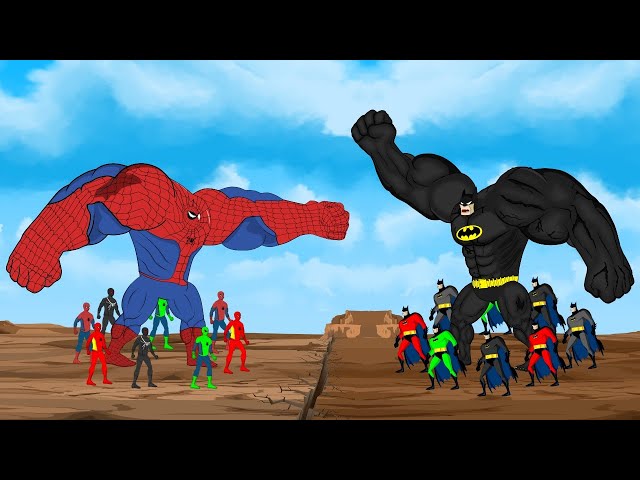 Evolution of Spider-Man vs Evolution of BATMAN [2023] | SUPER HEROES MOVIE ANIMATION class=