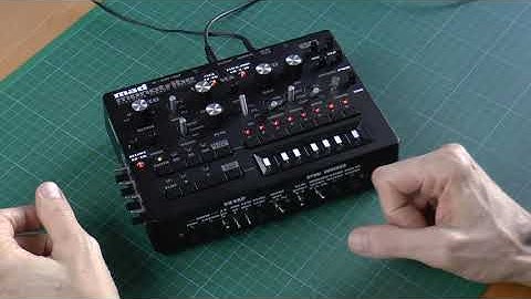 mad.monotribe: Simple demo of VCO2 section & all sources to VCF