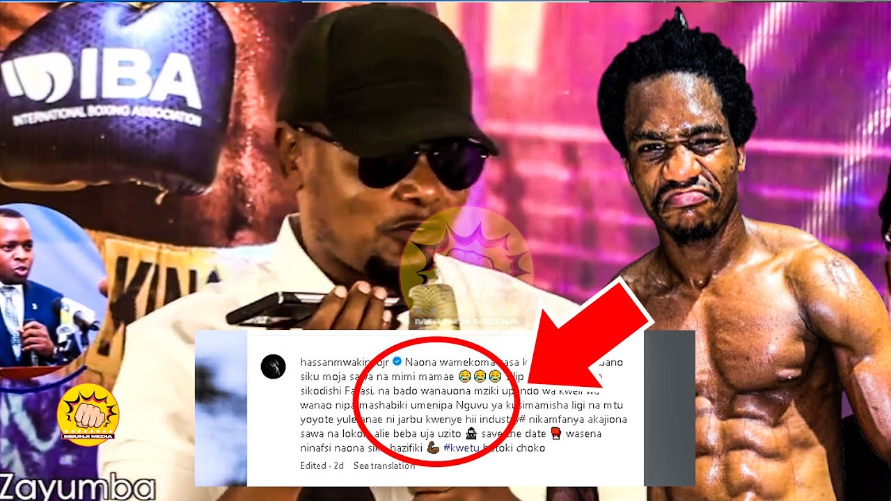 MWAKINYO AMUANDIKIA UJUMBE MZITO BOSS WA MAFIA "NAONA WAMEKOMA SASA...MAMAE"