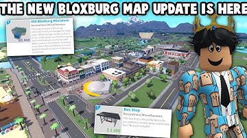 NEW BLOXBURG MAP UPDATE IS FINALLY HERE! NEW LOCATIONS, BUILDINGS AND MORE! WITH FACECAM