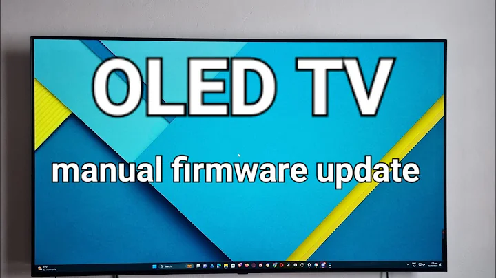 Lg OLED Firmware update