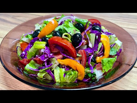 Italian Salad Recipe | Easy and Delicious Salad Recipe