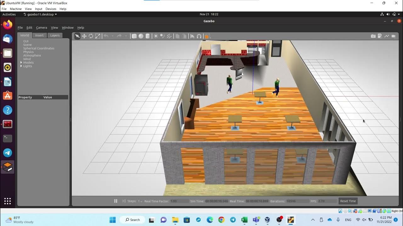 3ROS2 load world into gazebo YouTube