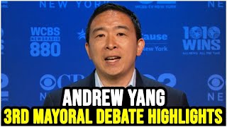 Andrew Yang 3rd Mayoral Debate Full Highlights | Every Word He Said