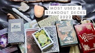 MY TAROT PRACTICE 2022 | MOST USED & FAVOURITE TAROT & ORACLE DECKS 2022 | WITCHCRAFT & DIVINATION screenshot 3