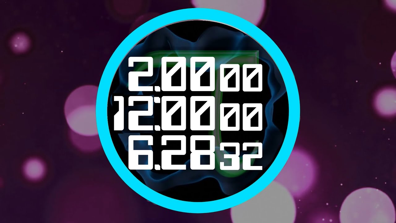 BCG 12 Minutes Countdown (6.28 Tau Day Circle 2.0000 , 6.2832) Remix Le ...