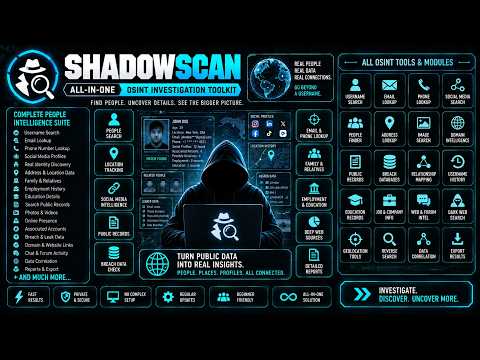 7 FREE OSINT Tools That Find Hidden Details Of Any Person