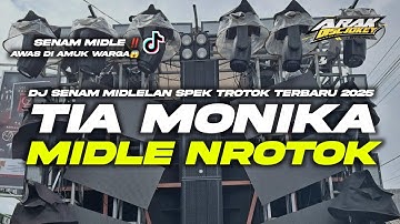 DJ CEK SOUND TERBARU 2025 • TIA MONIKA ‼️ MIDLE NROTOK KRUEK