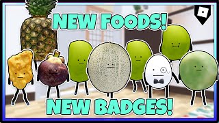 HOW TO FIND ALL 9 NEW FOODS SKINS in Secret Staycation | ROBLOX