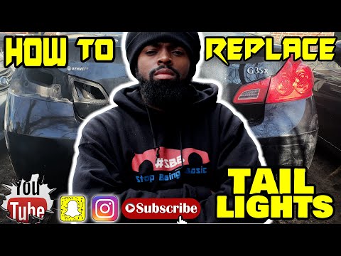 How To Replace Infiniti G35 G37 Sedan Tail Lights