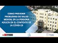 COMO PREVENIR PROBLEMAS DE  SALUD MENTAL  EN  LA PERSONA ADULTA EN EL CONTEXTO DE LA COVID-19