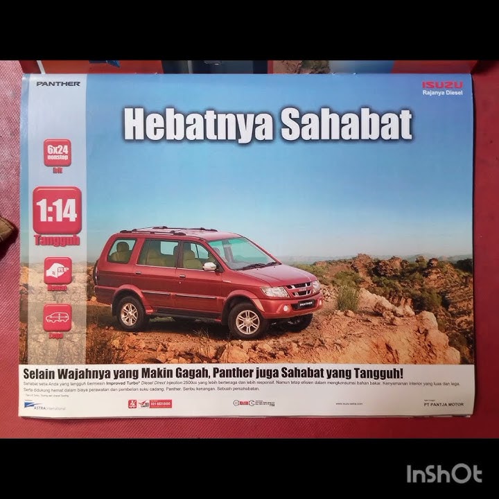 lembar iklan mobil isuzu PANTHER #minibus#isuzupanther#mobilpanther#mobildiesel#mobil#car
