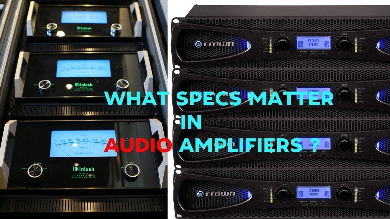 What Specs to Look at when Buying an Amplifier? YouTube