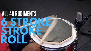 How To Play Six Stroke Roll - Drum Rudiment Lesson
