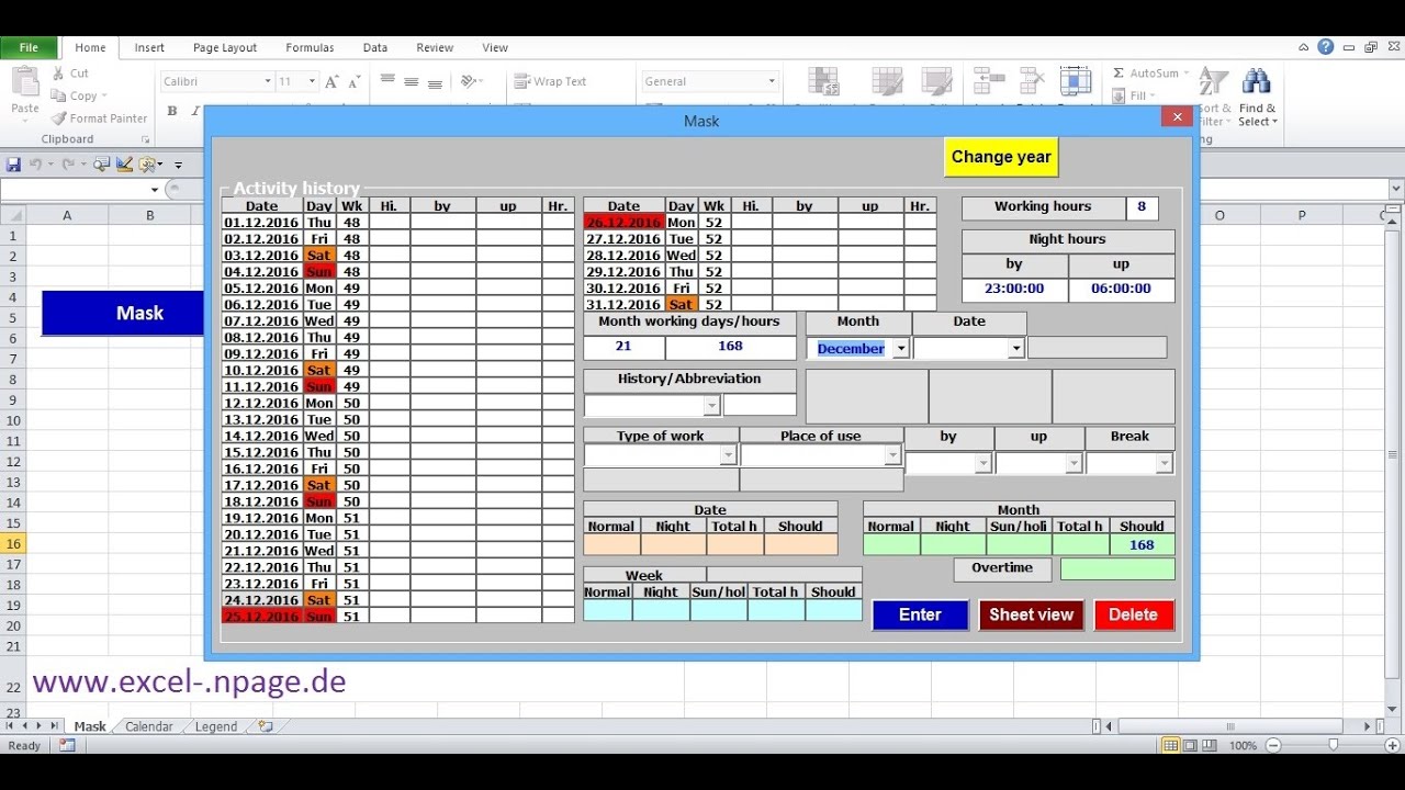 6 create time tracking application in excel itself create excel time tracking sheet