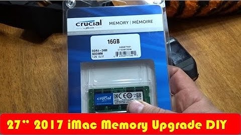 DIY iMac Memory Upgrade 27" 2017 Model