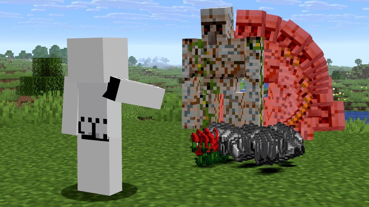 Minecraft, But Mobs Duplicate When Hit