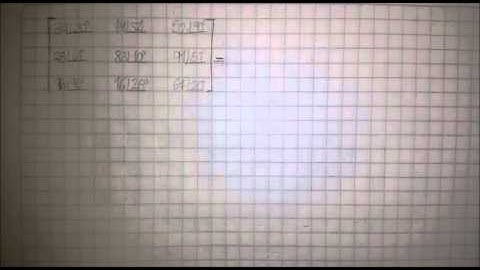 Matriz de números complejos