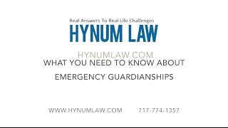 What You Need to Know About Emergency Guardianships by harrisburgattorney 45 views 8 years ago 3 minutes, 6 seconds