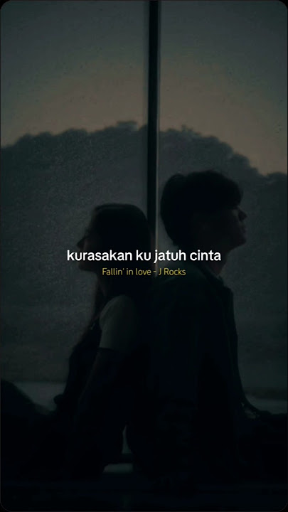 Fallin' in love - J Rocks #liriklagu #musik_story #shorts